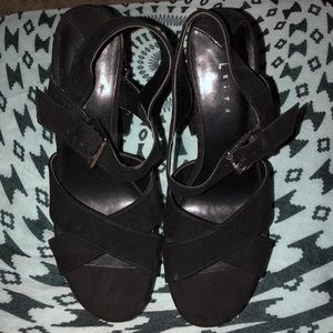 Leith black heels